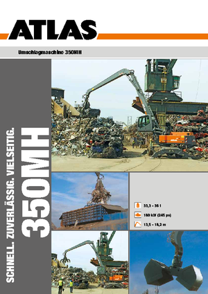 Koparki kołowe Atlas 350 MH