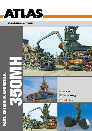 Koparki kołowe Atlas 350 MH