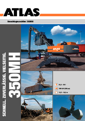 Koparki kołowe Atlas 350 MH