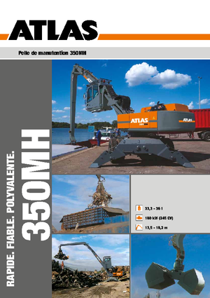 Koparki kołowe Atlas 350 MH