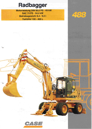 Koparki kołowe Case Poclain 488 P2A