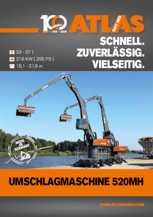 Koparki kołowe Atlas 520 MH