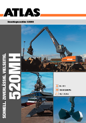 Koparki kołowe Atlas 520 MH