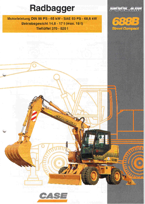 Koparki kołowe Case Poclain 688 B P2AL