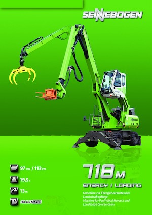 Koparki do prac przeładunkowych Sennebogen 718M E
