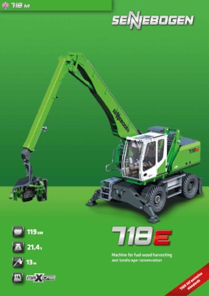 Koparki do prac przeładunkowych Sennebogen 718M E