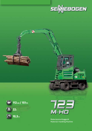 Koparki kołowe Sennebogen 723 M-HD