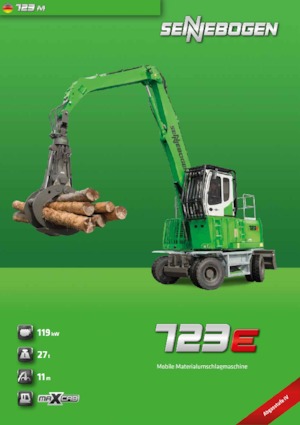 Koparki do prac przeładunkowych Sennebogen 723M E