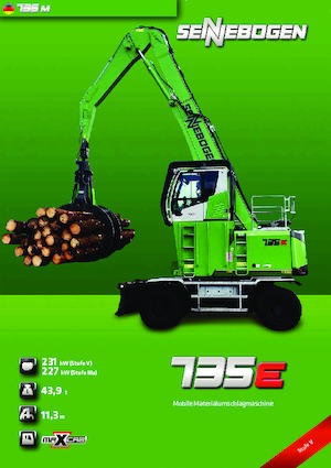 Koparki do prac przeładunkowych Sennebogen 735M E