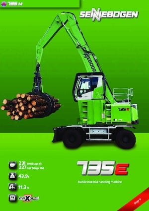 Koparki do prac przeładunkowych Sennebogen 735M E