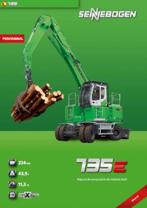 Koparki do prac przeładunkowych Sennebogen 735M E