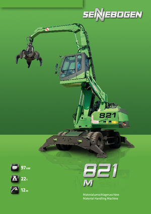Koparki kołowe Sennebogen 821 M