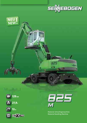 Koparki kołowe Sennebogen 825 M