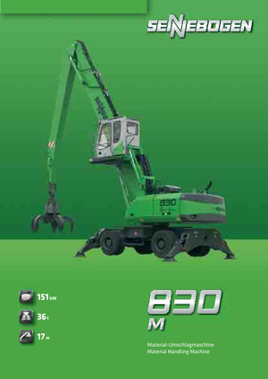 Koparki kołowe Sennebogen 830 M