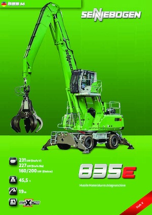 Koparki do prac przeładunkowych Sennebogen 835M E