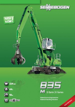 Koparki do prac przeładunkowych Sennebogen 835M E