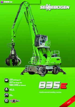 Koparki do prac przeładunkowych Sennebogen 835M E