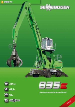 Koparki do prac przeładunkowych Sennebogen 835M E