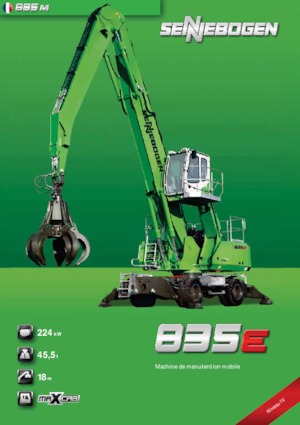 Koparki do prac przeładunkowych Sennebogen 835M E
