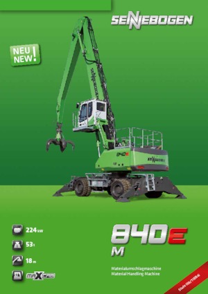 Koparki kołowe Sennebogen 840 M