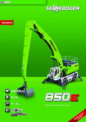 Koparki kołowe Sennebogen 850 M