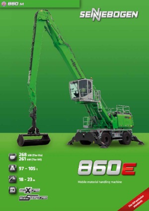 Koparki do prac przeładunkowych Sennebogen 860M E Hybrid