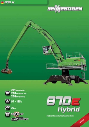 Koparki kołowe Sennebogen 870 M