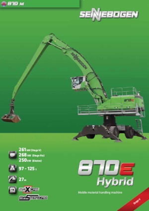 Koparki kołowe Sennebogen 870 M