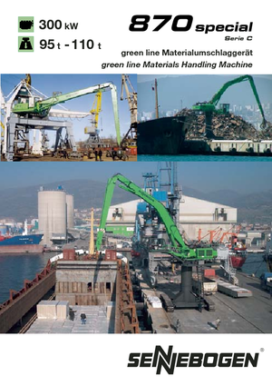 Koparki kołowe Sennebogen 870 M-special