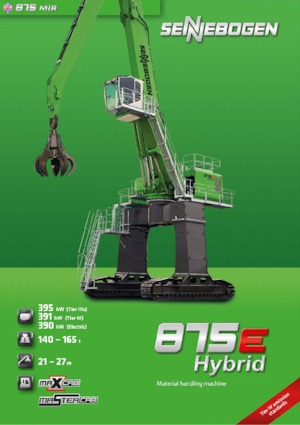 Koparki do prac przeładunkowych Sennebogen 875 M