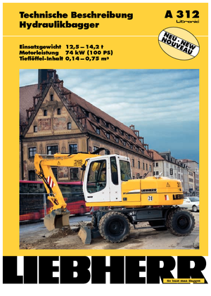 Koparki kołowe Liebherr A 312 Litronic