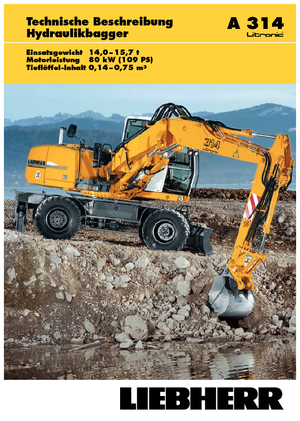 Koparki kołowe Liebherr A 314 Litronic