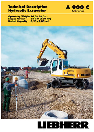 Koparki kołowe Liebherr A 900 C Litronic