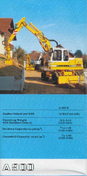 Koparki kołowe Liebherr A 900