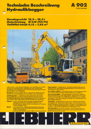 Koparki kołowe Liebherr A 902 Litr. 4P