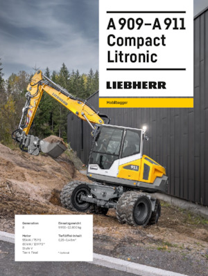 Koparki kołowe Liebherr A 911 Compact Litronic 