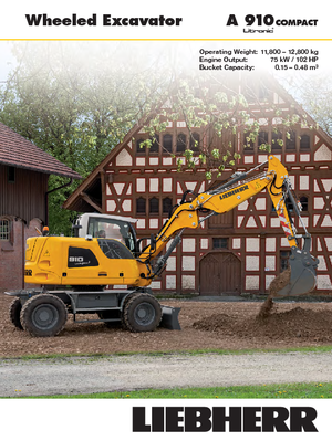 Koparki kołowe Liebherr A 910 Compact Litronic