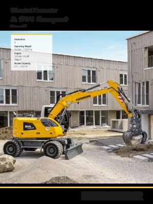 Koparki kołowe Liebherr A 914 Compact Litronic G6.0