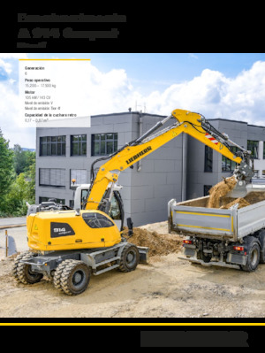 Koparki kołowe Liebherr A 914 Compact Litronic G6.0