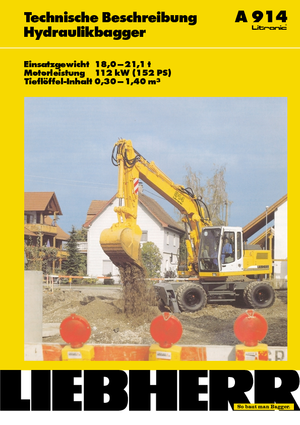 Koparki kołowe Liebherr A 914 Litronic