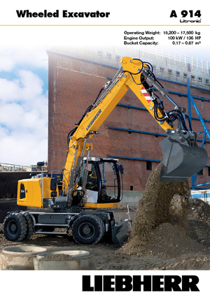 Koparki kołowe Liebherr A 914 Litronic