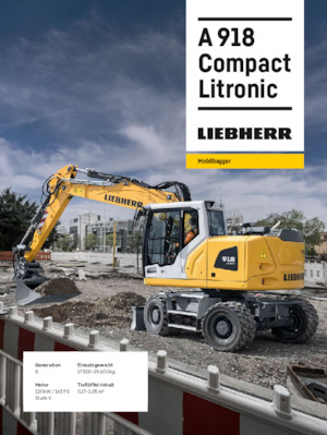 Koparki kołowe Liebherr A 918 Compact Litronic 