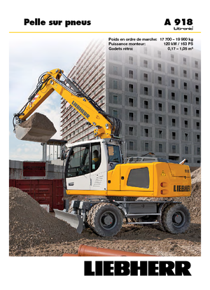 Koparki kołowe Liebherr A 918 Litronic