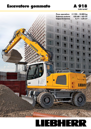 Koparki kołowe Liebherr A 918 Litronic
