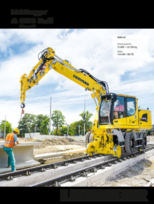 Koparki kołowe Liebherr A 924 Rail Litronic