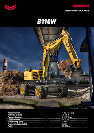 Koparki kołowe Yanmar B 110 PB