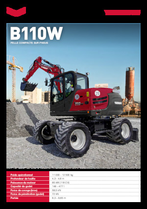 Koparki kołowe Yanmar B110W