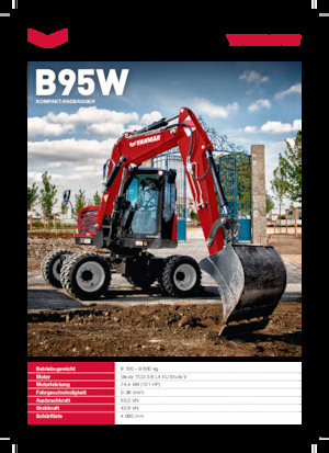 Koparki kołowe Yanmar B95W MB 