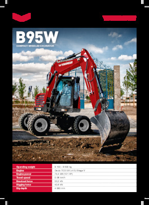 Koparki kołowe Yanmar B95W TPA 