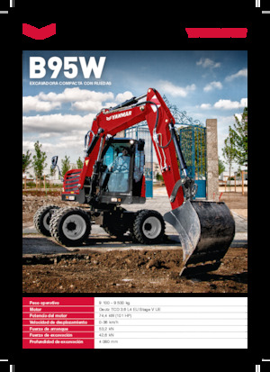 Koparki kołowe Yanmar B95W TPA 